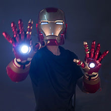 Load image into Gallery viewer, 47CM Iron Man Gloves and Wearable Helmet