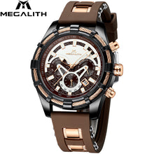 Load image into Gallery viewer, MEGALITH Luxury Mens Watches Waterproof Sports Chronograph